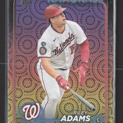 2024 Topps Series Two Riley Adams #395 Holiday