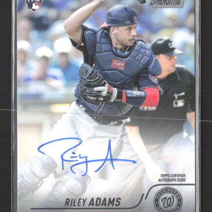 2022 Topps Stadium Club Riley Adams #SCBA-RAD RC auto