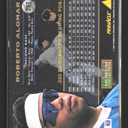 1994 Pinnacle Museum Collection Roberto Alomar #287