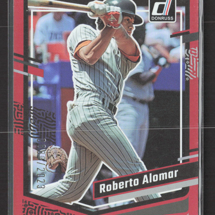 2023 Panini Donruss Baseball Roberto Alomar #151 Red /2013