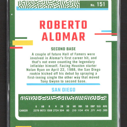 2023 Panini Donruss Baseball Roberto Alomar #151 Red /2013