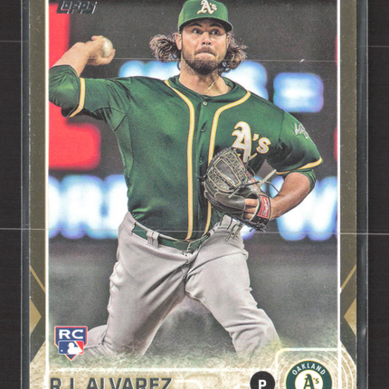 2015 Topps Update Series R.J. Alvarez #US261 Gold RC 1363/2015