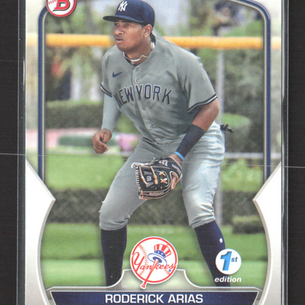 2023 Bowman 1st Edition Roderick Arias #BPPF-135