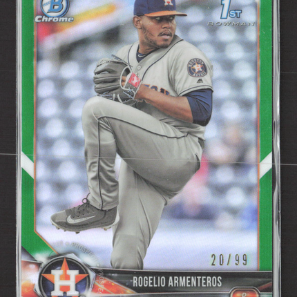 2018 Bowman Chrome Rogelio Armenteros #BCP184 Green Refractor 20/99