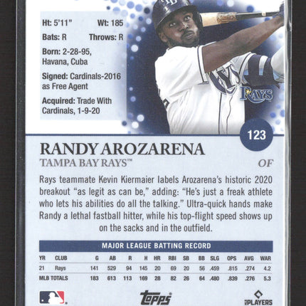 2022 Topps Pristine Randy Arozarena #123