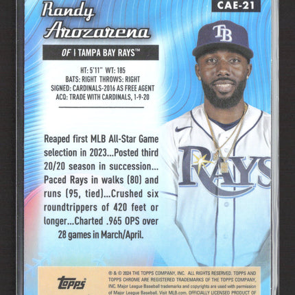 2024 Topps Chrome All-Etch Randy Arozarena #CAE-21