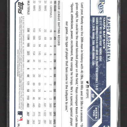 2023 Topps Series Two Randy Arozarena #360 Blue /999