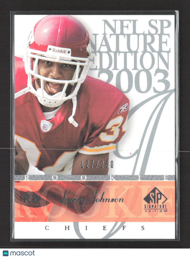 2003 Upper Deck SP Signature Edition Larry Johnson #192 127/250