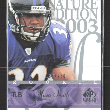 2003 Upper Deck SP Signature Edition Musa Smith #191 136/250