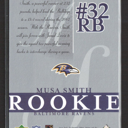 2003 Upper Deck SP Signature Edition Musa Smith #191 136/250