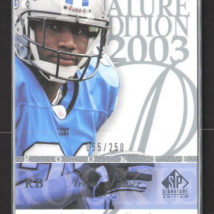 2003 Upper Deck SP Signature Edition Artose Pinner #189 055/250