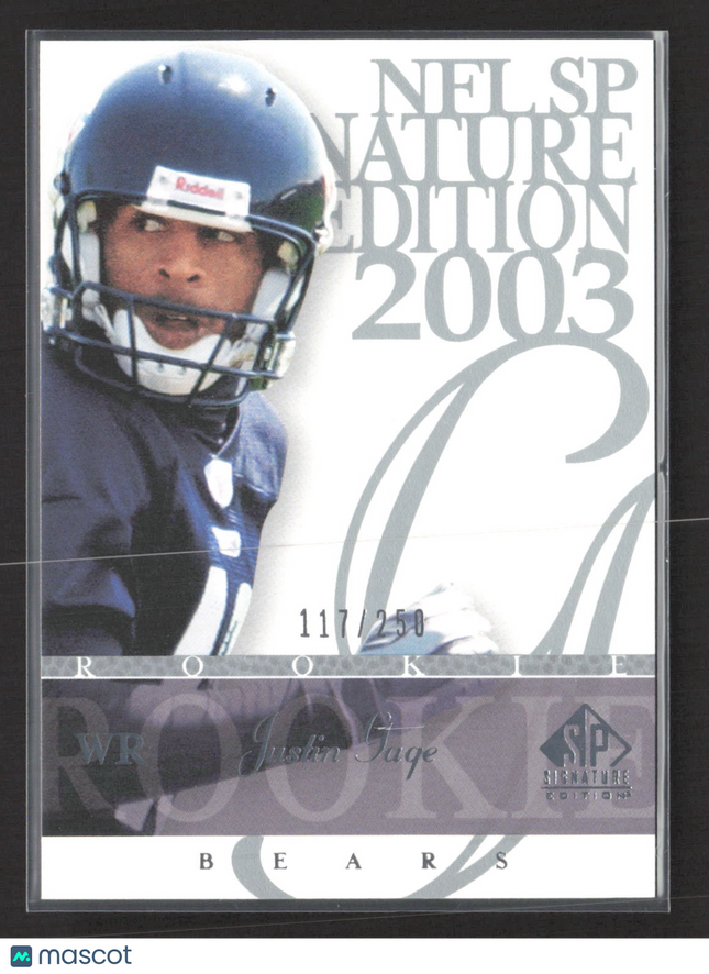 2003 Upper Deck SP Signature Edition Justin Gage #183 117/250