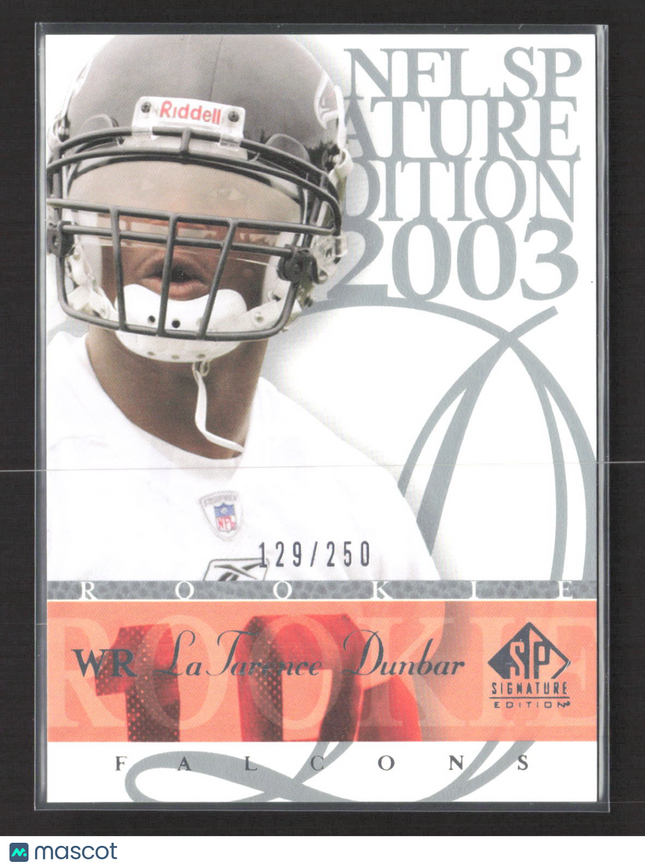 2003 Upper Deck SP Signature Edition LaTarence Dunbar #179 129/250