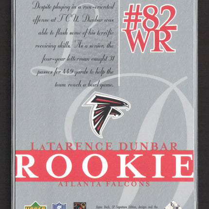 2003 Upper Deck SP Signature Edition LaTarence Dunbar #179 129/250