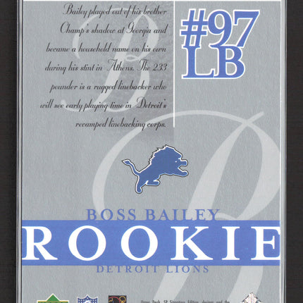 2003 Upper Deck SP Signature Edition Boss Bailey #178 123/250