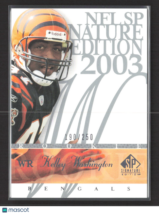 2003 Upper Deck SP Signature Edition Kelley Washington #173 190/250