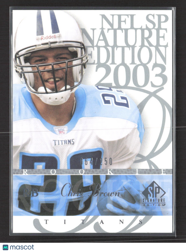 2003 Upper Deck SP Signature Edition Chris Brown #171 64/250
