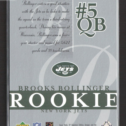 2003 Upper Deck SP Signature Edition Brooks Bollinger #166 058/750