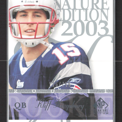 2003 Upper Deck SP Signature Edition Kliff Kingsbury #165 125/750