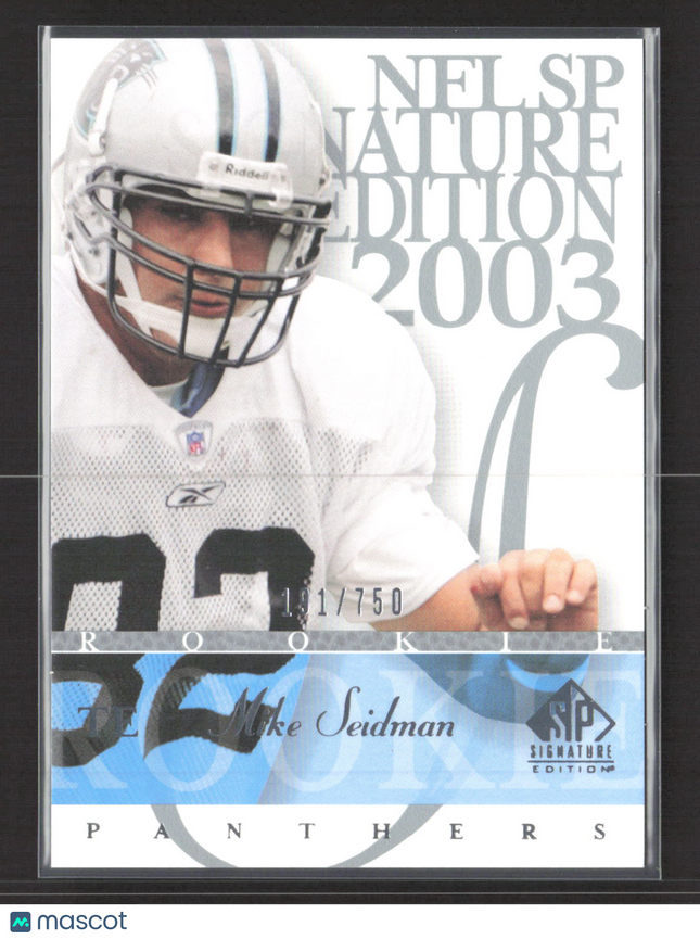 2003 Upper Deck SP Signature Edition Mike Seidman #162 /750
