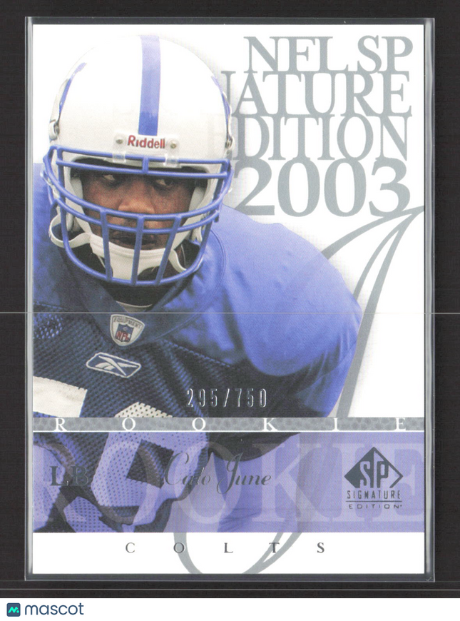 2003 Upper Deck SP Signature Edition Cato June #160 295/750