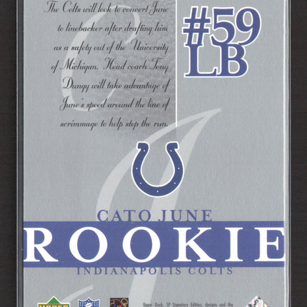 2003 Upper Deck SP Signature Edition Cato June #160 295/750