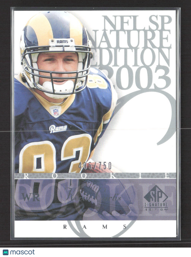 2003 Upper Deck SP Signature Edition Kevin Curtis #158 /750