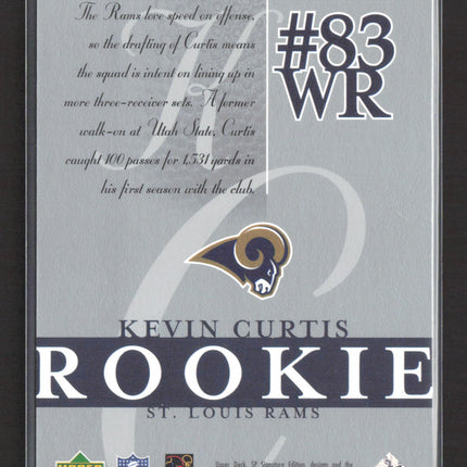 2003 Upper Deck SP Signature Edition Kevin Curtis #158 /750
