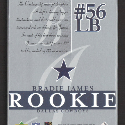 2003 Upper Deck SP Signature Edition Bradie James #156 /750