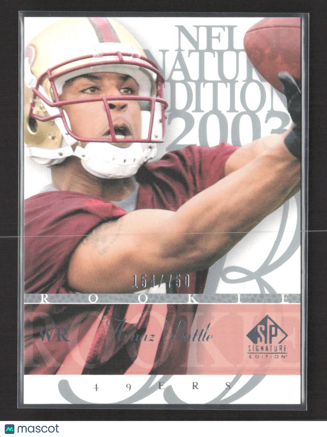 2003 Upper Deck SP Signature Edition Arnaz Battle #152 154/750