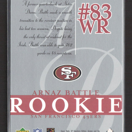 2003 Upper Deck SP Signature Edition Arnaz Battle #152 154/750
