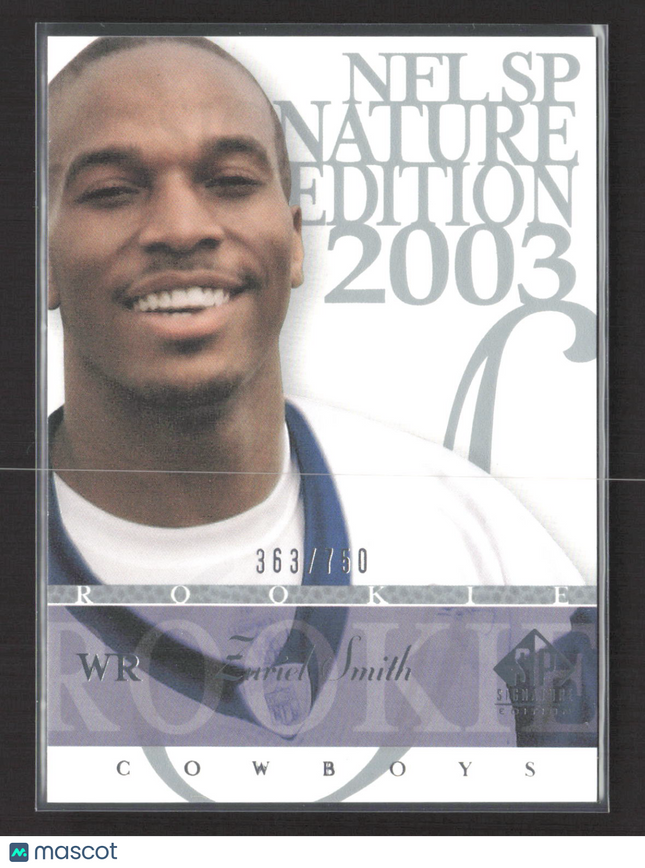 2003 Upper Deck SP Signature Edition Zuriel Smith #150 363/750