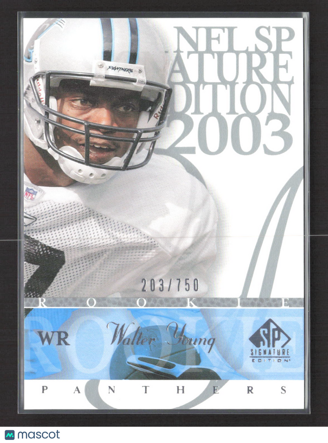 2003 Upper Deck SP Signature Edition Walter Young #146 203/750