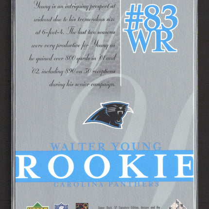 2003 Upper Deck SP Signature Edition Walter Young #146 203/750