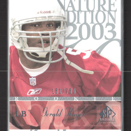2003 Upper Deck SP Signature Edition Gerald Hayes #145 151/750