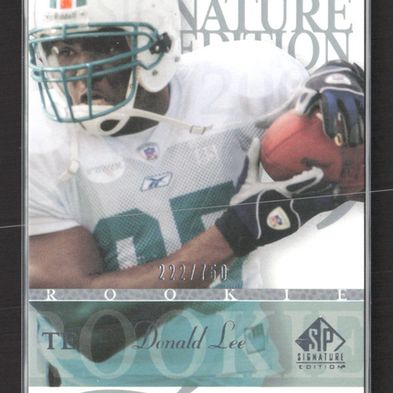2003 Upper Deck SP Signature Edition Donald Lee #140 222/750