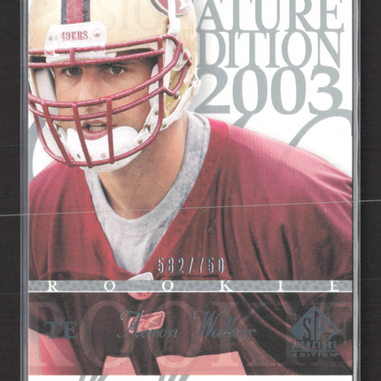 2003 Upper Deck SP Signature Edition Aaron Walker #138 582/750