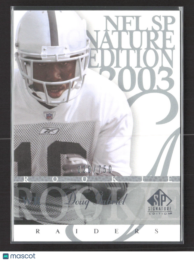 2003 Upper Deck SP Signature Edition Doug Gabriel #137 020/750
