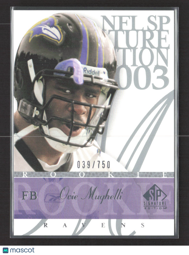 2003 Upper Deck SP Signature Edition Ovie Mughelli #136 039/750