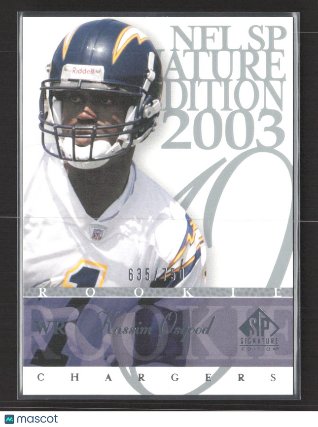 2003 Upper Deck SP Signature Edition Kassim Osgood #135 635/750