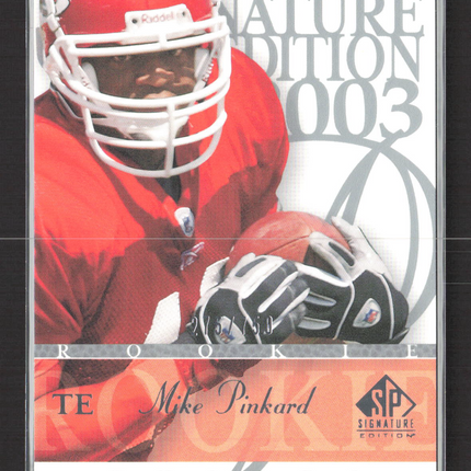 2003 Upper Deck SP Signature Edition Mike Pinkard #132 215/750