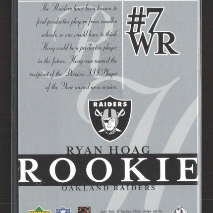 2003 Upper Deck SP Signature Edition Ryan Hoag #131 /750
