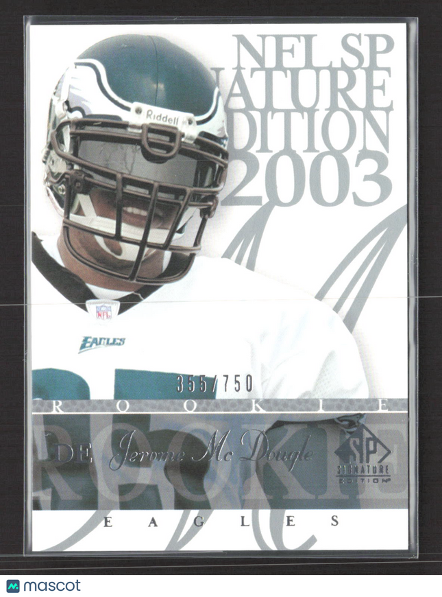 2003 Upper Deck SP Signature Edition Jerome McDougle #130 355/750
