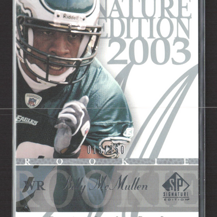 2003 Upper Deck SP Signature Edition Billy McMullen #127 /750