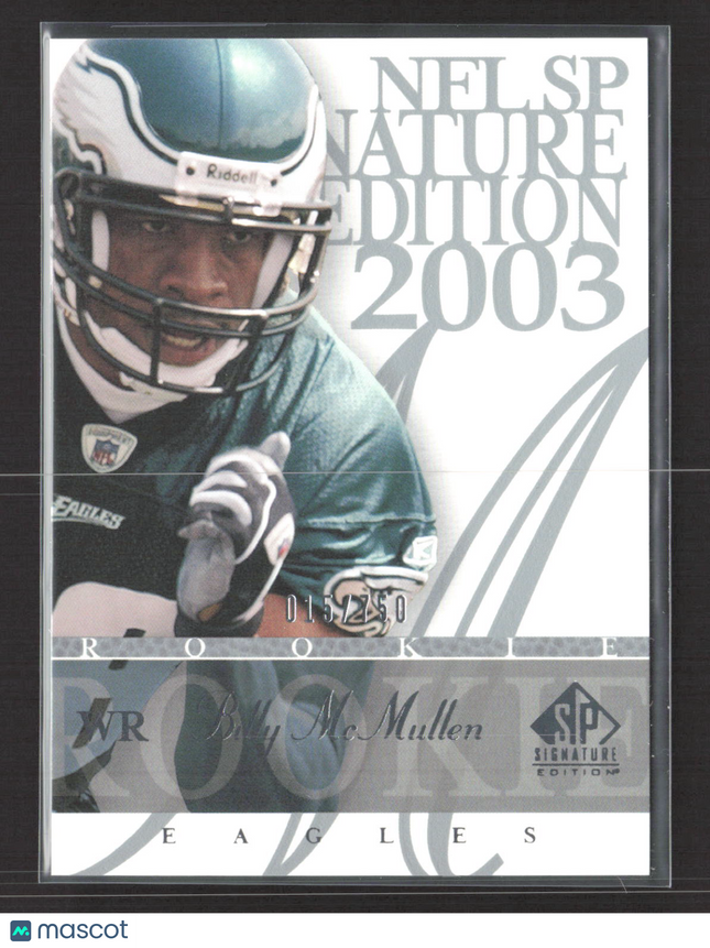 2003 Upper Deck SP Signature Edition Billy McMullen #127 /750