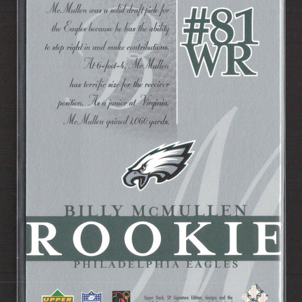 2003 Upper Deck SP Signature Edition Billy McMullen #127 /750