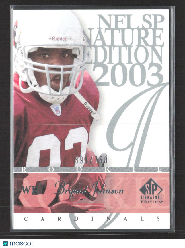 2003 Upper Deck SP Signature Edition Bryant Johnson #124 391/750
