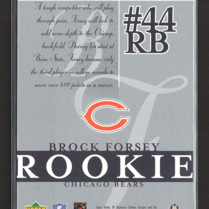 2003 Upper Deck SP Signature Edition Brock Forsey #111 557/750