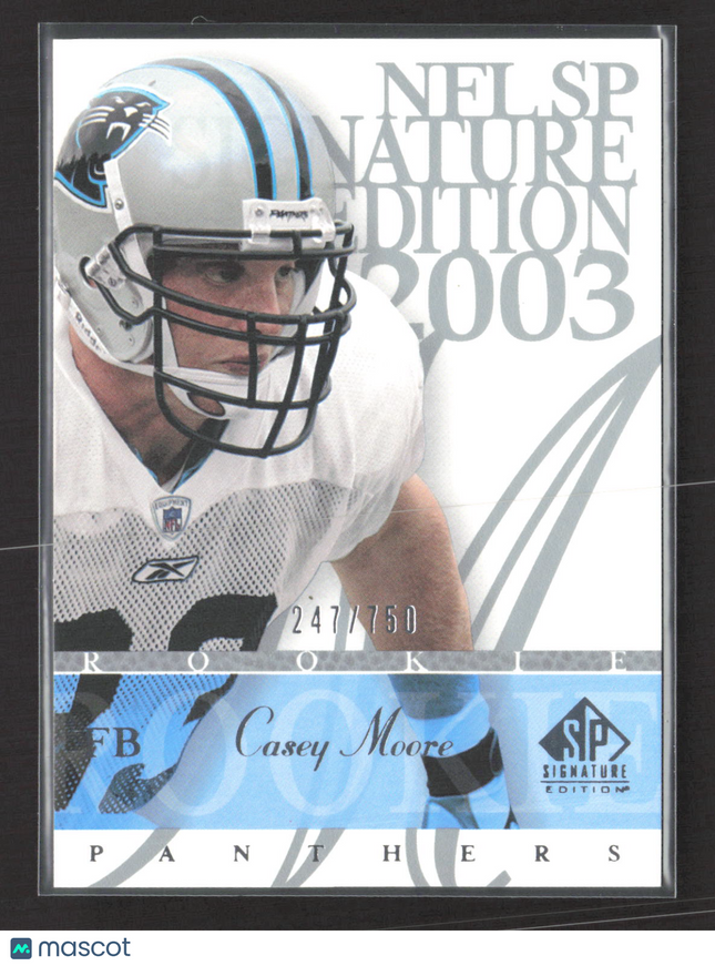 2003 Upper Deck SP Signature Edition Casey Moore #109 Rookie 247/750