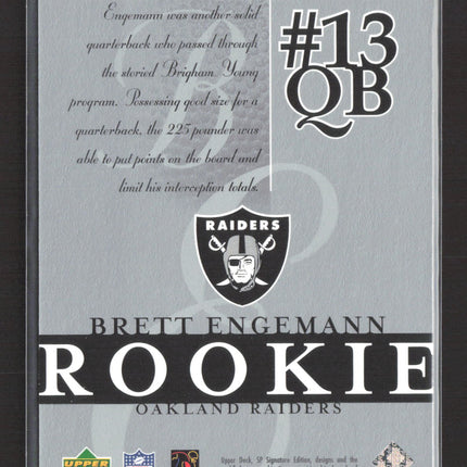 2003 Upper Deck SP Signature Edition Brett Engemann #105 016/750